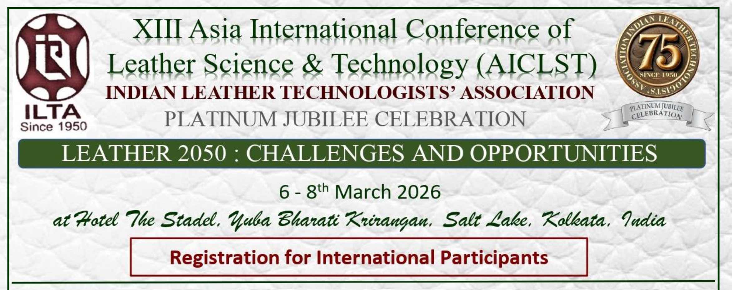 Registration for International Participants